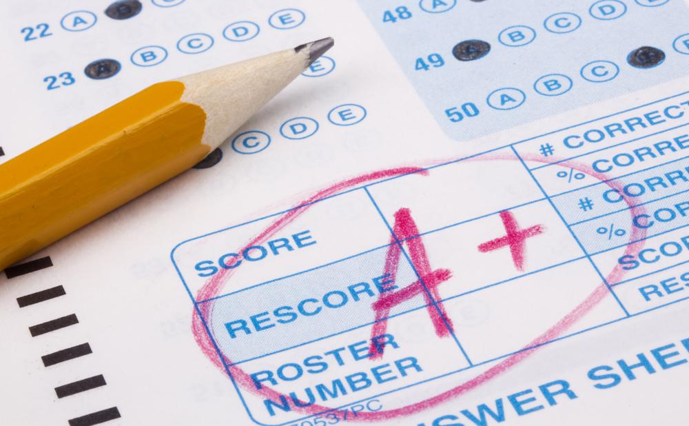 Performance on standard tests can be expressed by percentile rank.