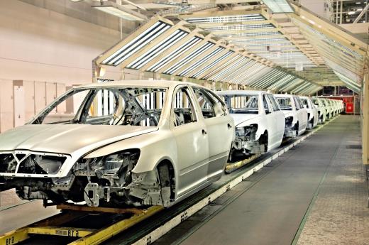 Aluminum is increasingly being used in auto manufacturing.