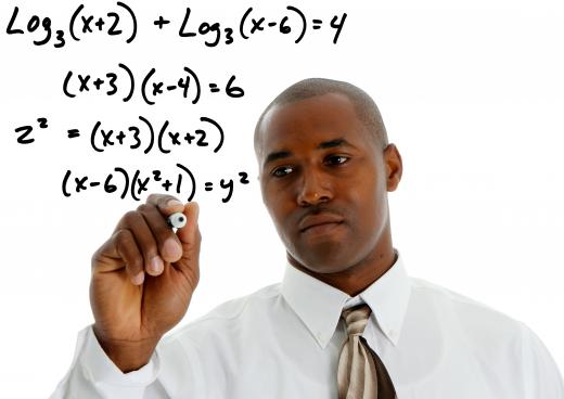 Expanding logarithms enable equations to be solved.