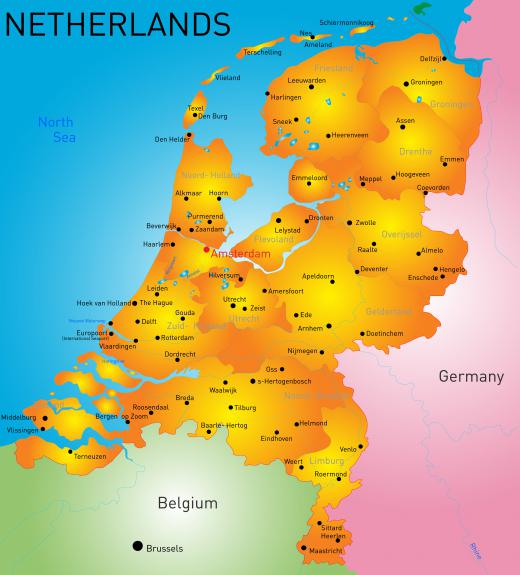Windmills are often associated with the Netherlands.
