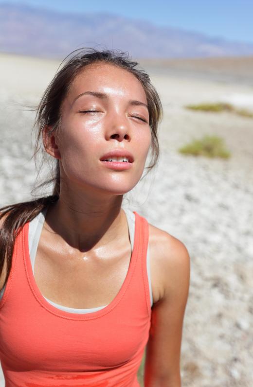 When the heat index is high, people should be careful not to exercise too strenously.
