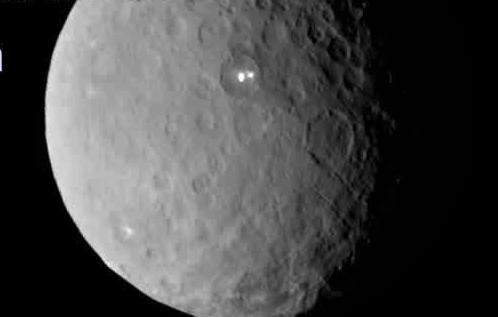 When NASA's Dawn probe arrived at Ceres in March of 2015, it encountered two bright spots on the dwarf planet's surface that were not immediately identified.