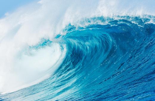 Tsunamis are massive ocean waves caused by earthquakes or volcanic eruptions.