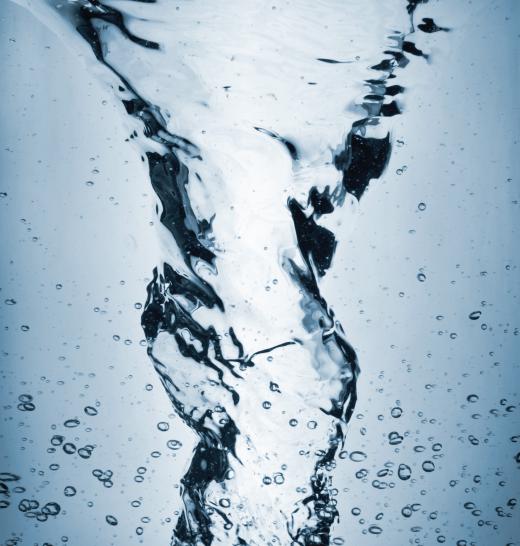 Students can create a vortex in class by connecting two bottles of water together.