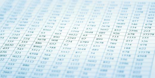 Data tables are typically used to analyze data that has been grouped based on similarities.