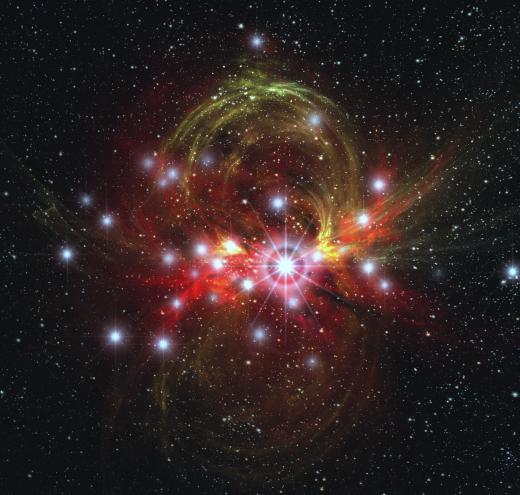 Gamma rays may be generated during energetic events such as supernovae.