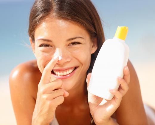 Dimethyl isosorbide is sometimes added to sunscreens.